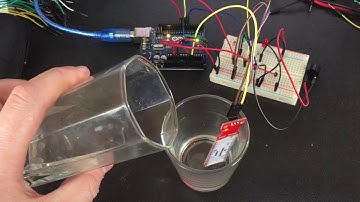 Arduino starter kit project: Water level sensor, LEDs, piezo buzzer