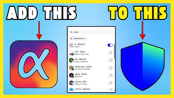 How To Add  Alpha Network To Trust Wallet [NEW UPDATE]