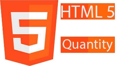 HTML5 forms input quantity  number min and max