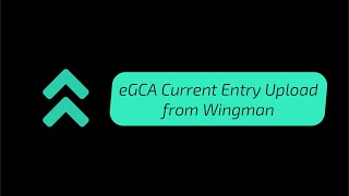 eGCA logbook Current Entry upload via Wingman logbook screenshot 4