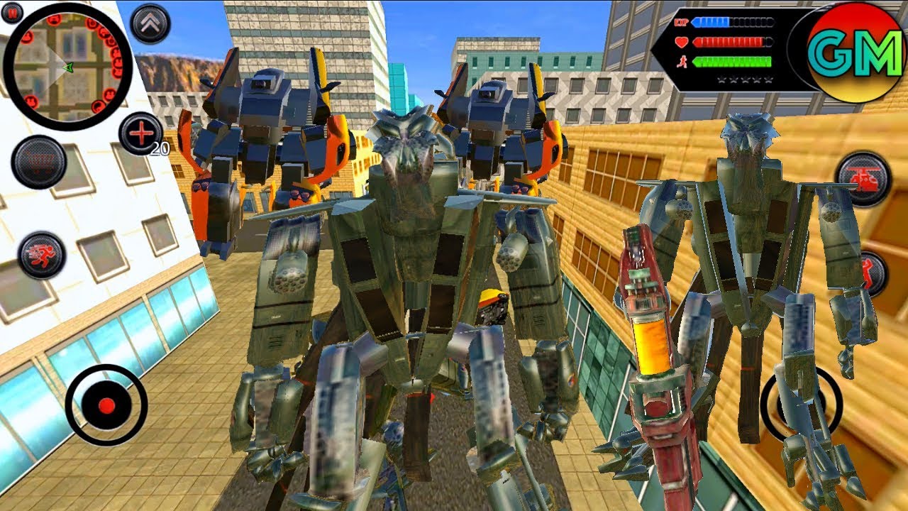 Robot Shark # New Update Robot Helicopter Unlock | by Naxeex Robots | Android GamePlay FHD