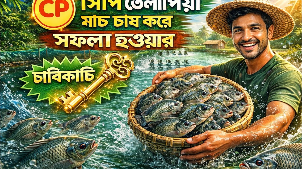 সিপি তেলাপিয়া মাছ চাষ করে সফল হওয়ার চাবিকাঠি | কম খরচে বেশি লাভ
