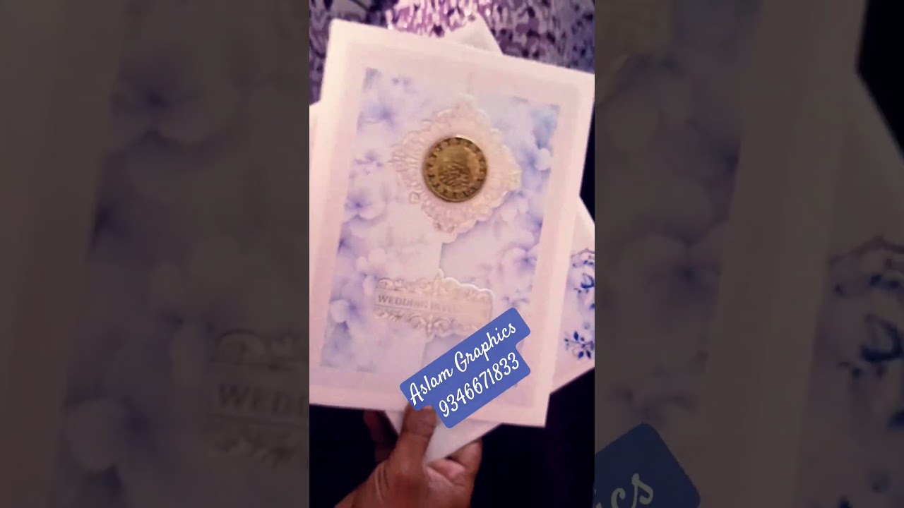 fancy wedding card 
