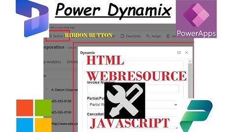 Call HTML WebResource on click of Button in Dynamics 365 | Power App