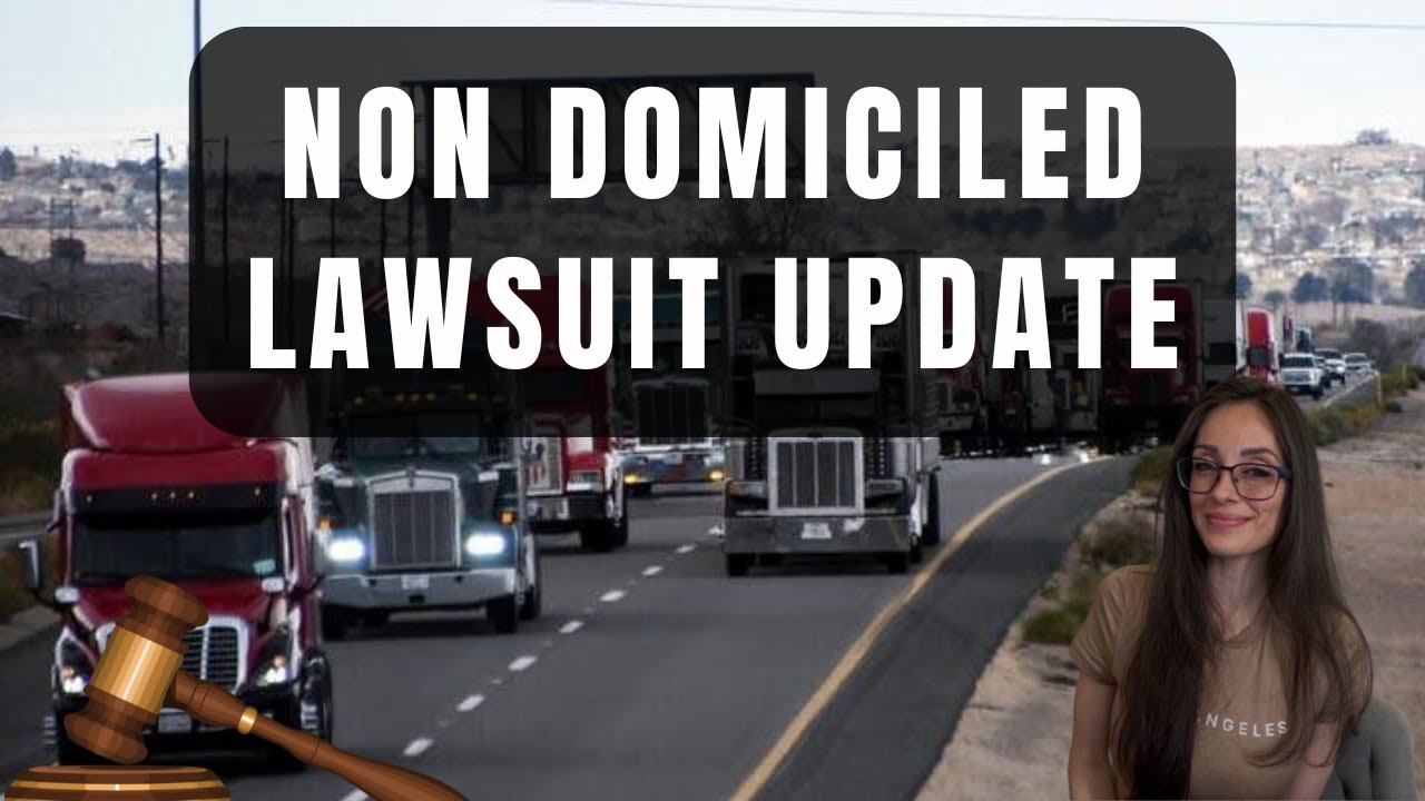 Non Domiciled CDL Lawsuit Update - YouTube