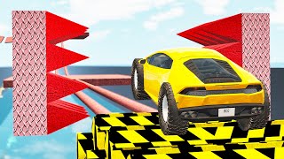 Impossible Stunts Сar Parkour- Beamng drive