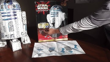 NCauctions.com 3d Puzzle R2-D2 Star Wars Voice SOund Box