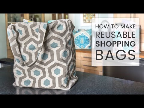 Video: How To Sew A Shopping Bag
