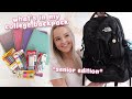 WHAT'S IN MY BACKPACK/SCHOOL SUPPLIES HAUL 2021 *college senior*