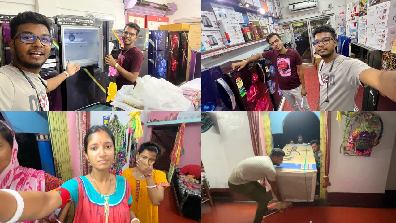 হঠাৎ fridge কেন কিনতে হল 😳 ওদের Reaction টা যা ছিল 🥴 দূর্গা পূজার গিফট দিলাম