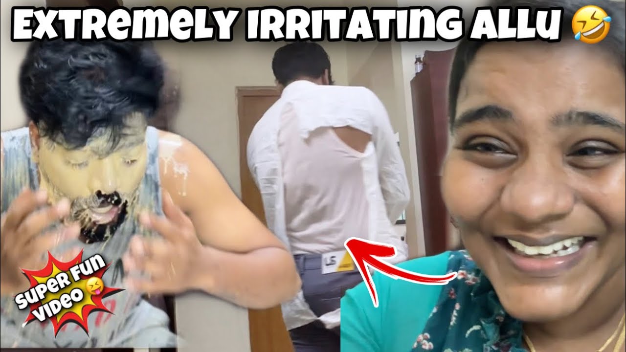 ALLU GOT EXTREMELY ANGRY…🤬 Irritating Allu For 24 Hours 🤣 | Allu loves Priya