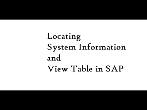 Video: Apa itu SQL di SAP ABAP?