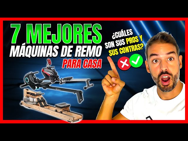 Las 7 Mejores MÁQUINAS de REMO para CASA: Pros y Contras 