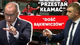 Bąkiewicz odpalił się po słowach Szczerby. Wicemarszałek musiała zareagować