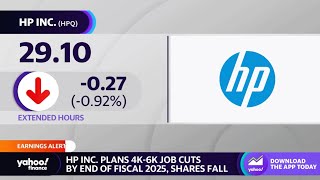 HP stock dips following earnings beat, job cuts forecasted by 2025