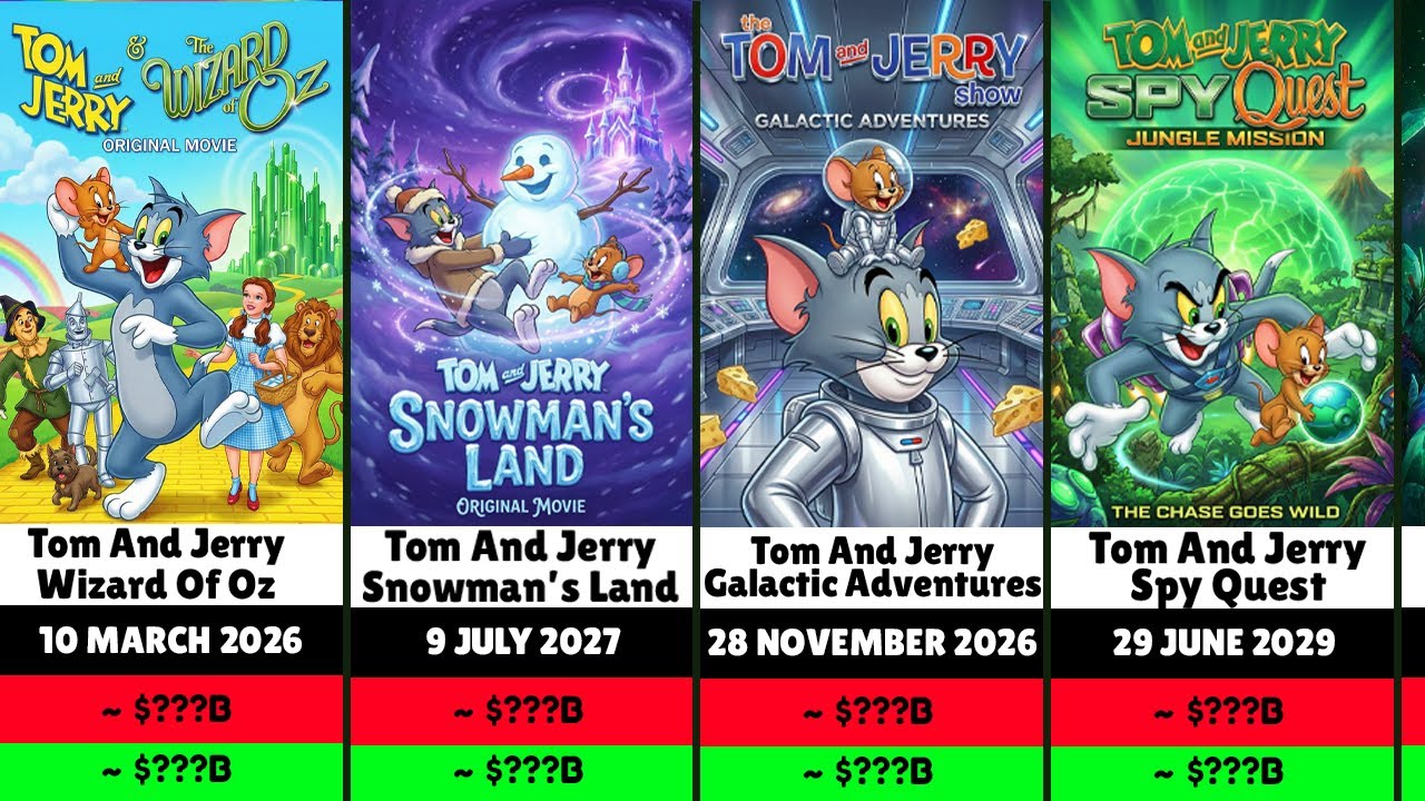 TOM AND JERRY New & Old Animated Films🥶 | 1940-2026