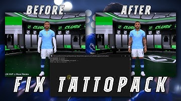 How to Fix Bugs Tattopack With Encrypted Option File 🔥 PES 2017 Tutorial