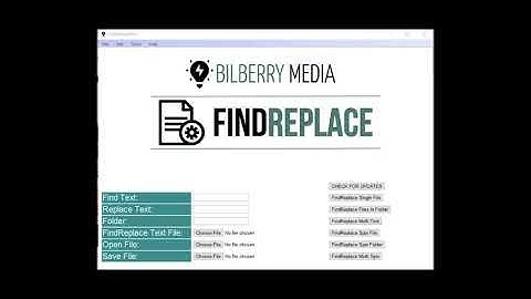 Find Replace Software