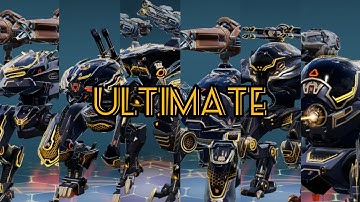 War Robots | Sức mạnh của xưởng full robot , titan Ultimate 🤯, Ultimate có mạnh hơn meta bot không 🤔