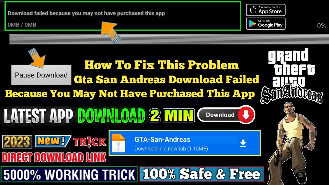 GTA San Andreas APK Available to Download For Free