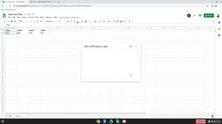 Google Sheets - Notification Rules