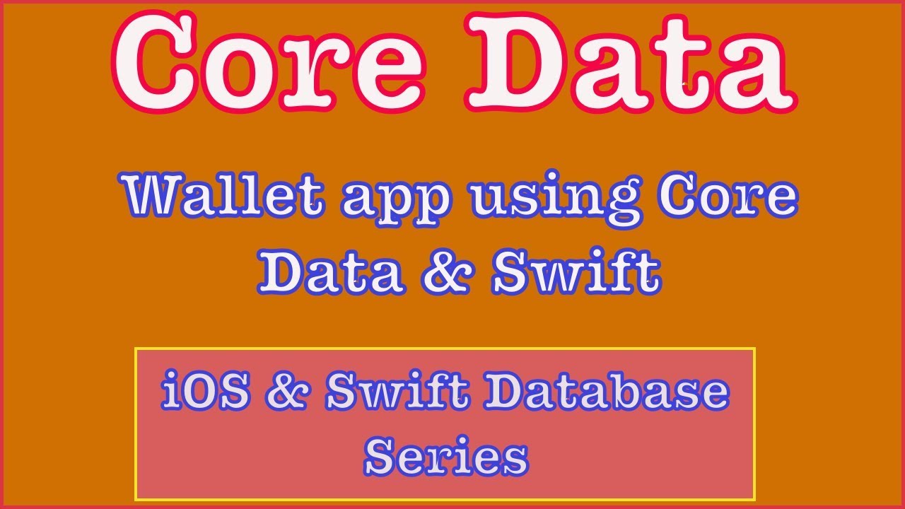 Build vault app | Core Data | Swift | Touch ID | iOS - YouTube