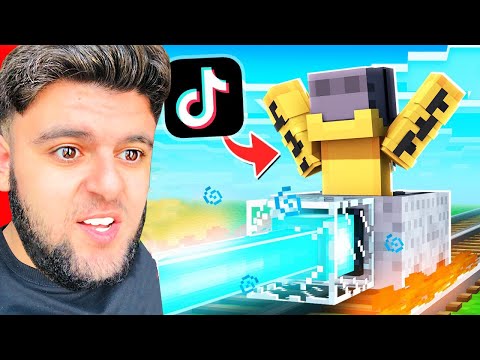 ვიმეორებ პოპულარული TikTok ლაიფხაკებს Minecraft -ში! 😱🔥