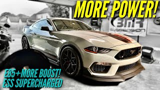 FIRST WOT PULLS in my e85 Pulley'd Down ESS Supercharged 2021 Mach 1 Mustang *BRUTALLY FAST!