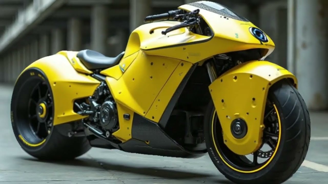 INSANE Mercedes Hyperbike | Ultra-Wide Tires & Futuristic Cyberpunk Design!