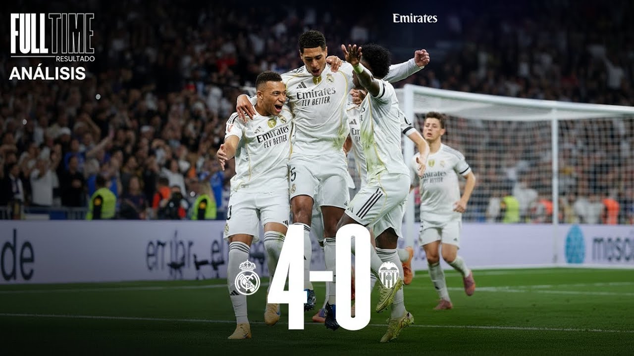 Análisis Victoria Real Madrid por 4 a 0 contra el Valencia - YouTube