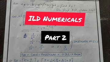 ILD problems with UDL & point loads | Part 2 | Structural Analysis | T.O.S.