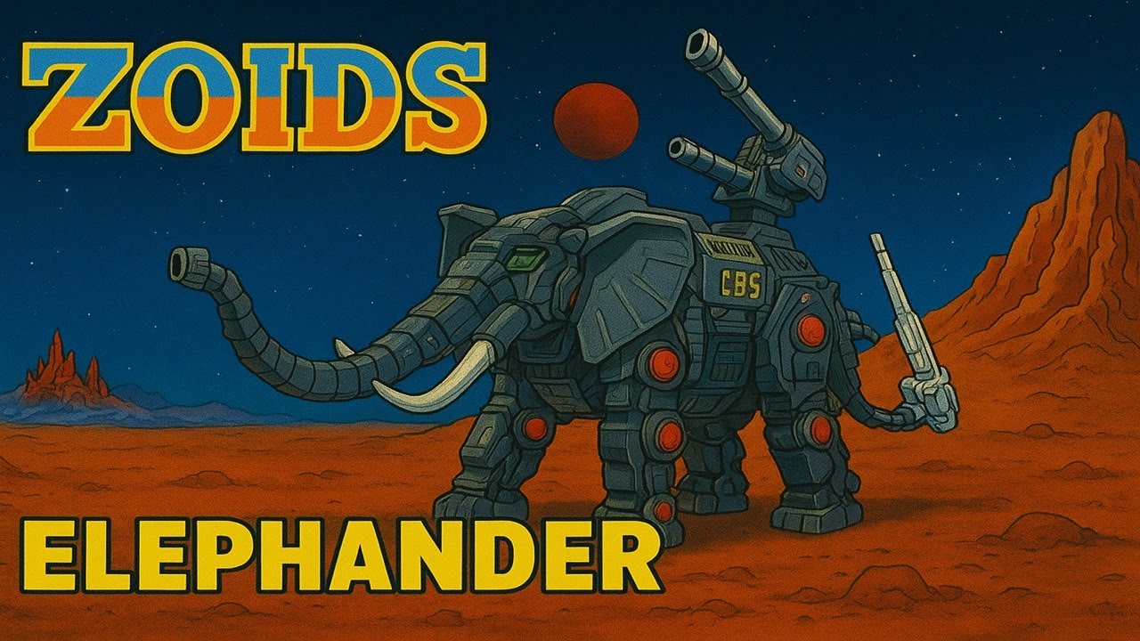 (NEW) Elephander "The Elephant" of Planet Zoidstar (Zoids Series 3) (ENGLISH SUBTITLES)