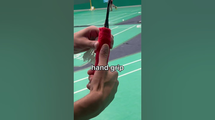 How to pick up a badminton shuttle with your racket