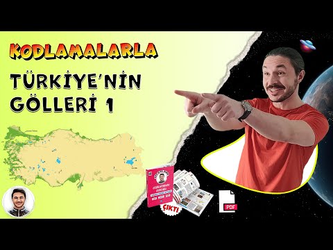 Coğrafya Göller hafıza teknikleri kodlama 🌎 Türkiye Göller Haritası  10.sınıf coğrafya göller 📂PDF