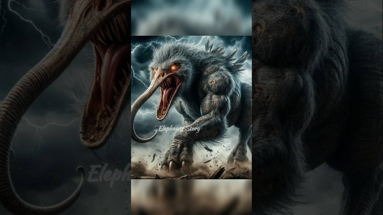 New incredible hybrid fusion animals of elephants 