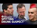 A Suspect Too Drunk To Board His Plane Spends Night In Jail Cell | Jail Las Vegas | Real Responders