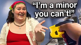 Teen Karen Boldly Steals from Walmart — Until Tears Can’t Save Her from Jail | Karen Arrested #414