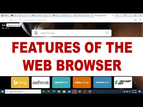 Web Browser Basics I Features/Parts Of The Web Browser
