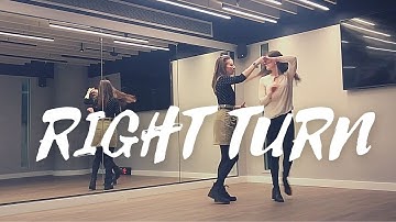 Cross body lead with Right turns - Beginner Salsa routine on 1