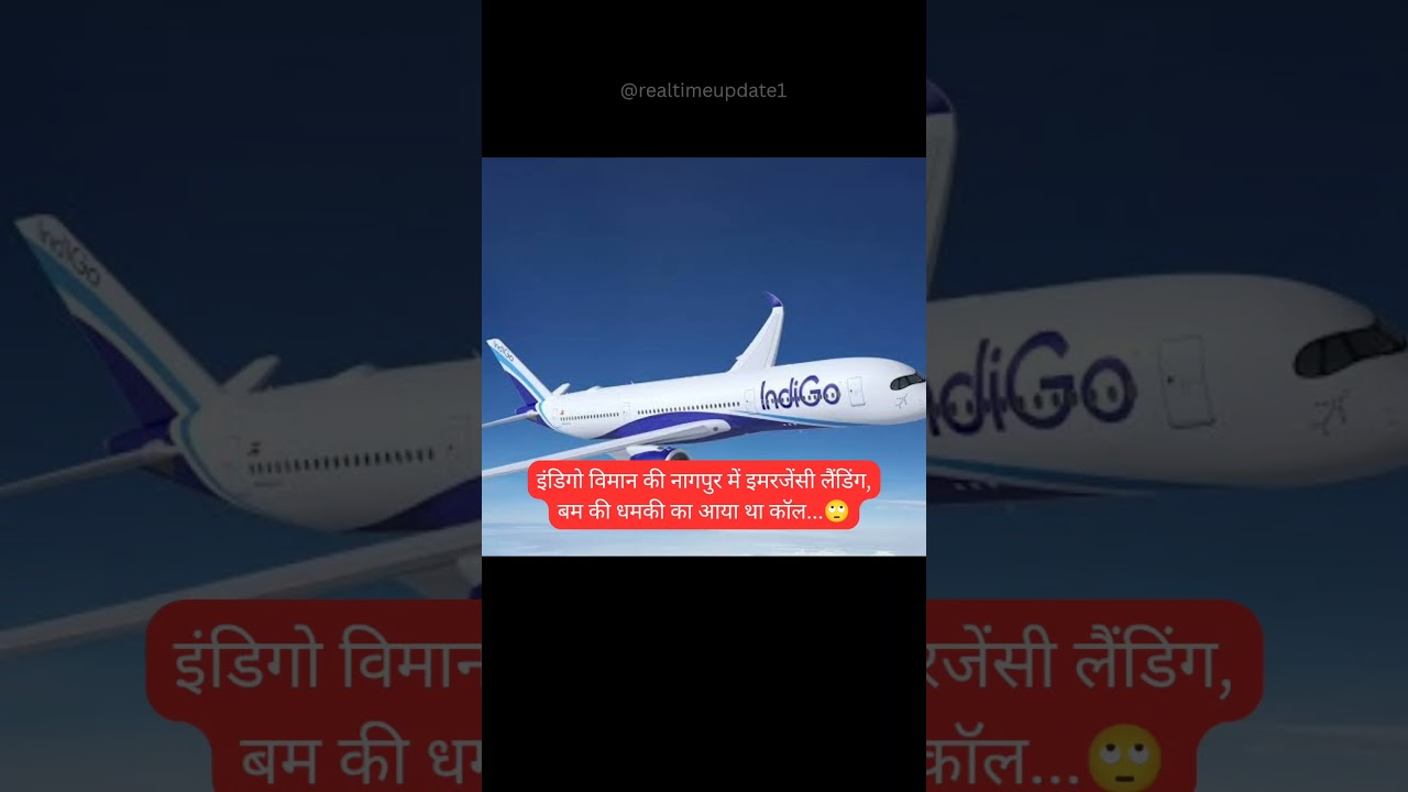Indigo flight emergency landing 