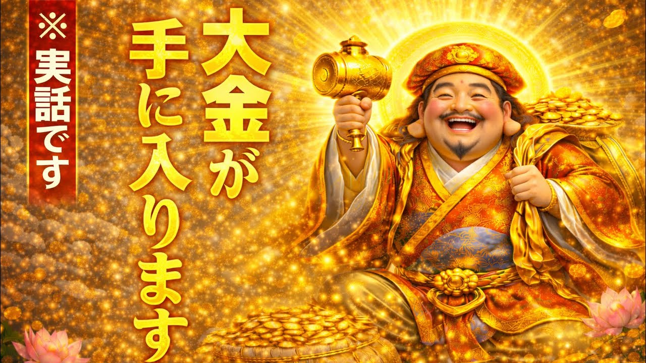 【一粒万倍日】この動画を最後まで見た人から金運が切り替わります｜大黒天