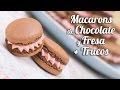 Macarons de chocolate y fresa + Trucos para macarons perfectos | Quiero Cupcakes!