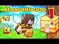 1 Ngày Ốc Làm Bé Ong Siêu Cute Trong Minecraft 🐝 bqThanh Khám Phá Nơi Ở Mới Của Ốc Bên Trong Tổ Ong