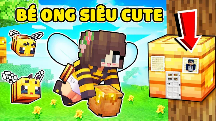 1 Ngày Ốc Làm Bé Ong Siêu Cute Trong Minecraft 🐝 bqThanh Khám Phá Nơi Ở Mới Của Ốc Bên Trong Tổ Ong