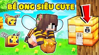 1 Ngày Ốc Làm Bé Ong Siêu Cute Trong Minecraft 🐝 bqThanh Khám Phá Nơi Ở Mới Của Ốc Bên Trong Tổ Ong screenshot 5