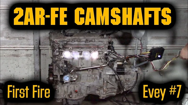New 2AR-FE camshafts get installed in MR2 engine (Evey #7)