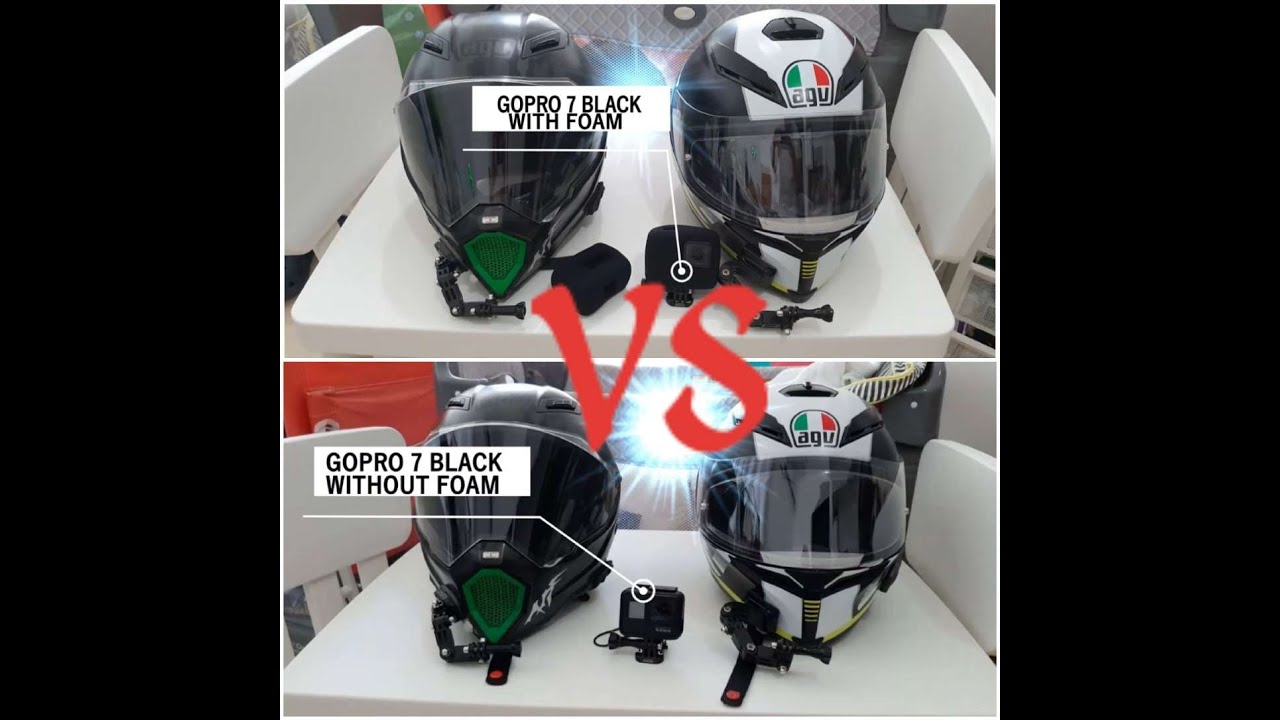 GoPro Hero 7 windslayer foam test.