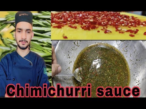 Chimichurri sauce recipe | how to make chimichurri sauce | Argentina chimichurri sauce
