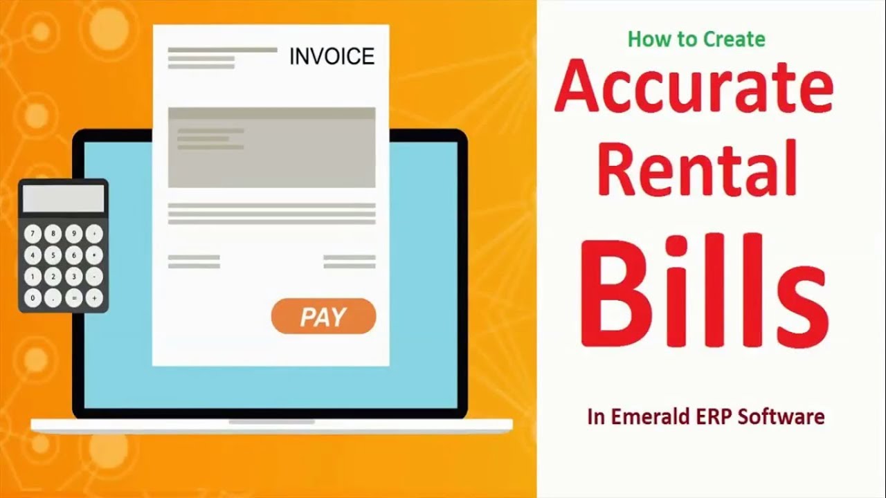 How To Make Accurate Rental Bills Using Emerald ERP Software