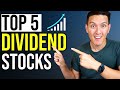 The TOP 5 Dividend Stocks That Will Pay You While You SLEEP